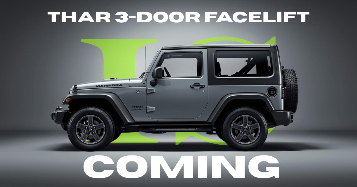Mahindra Thar 3-door facelift