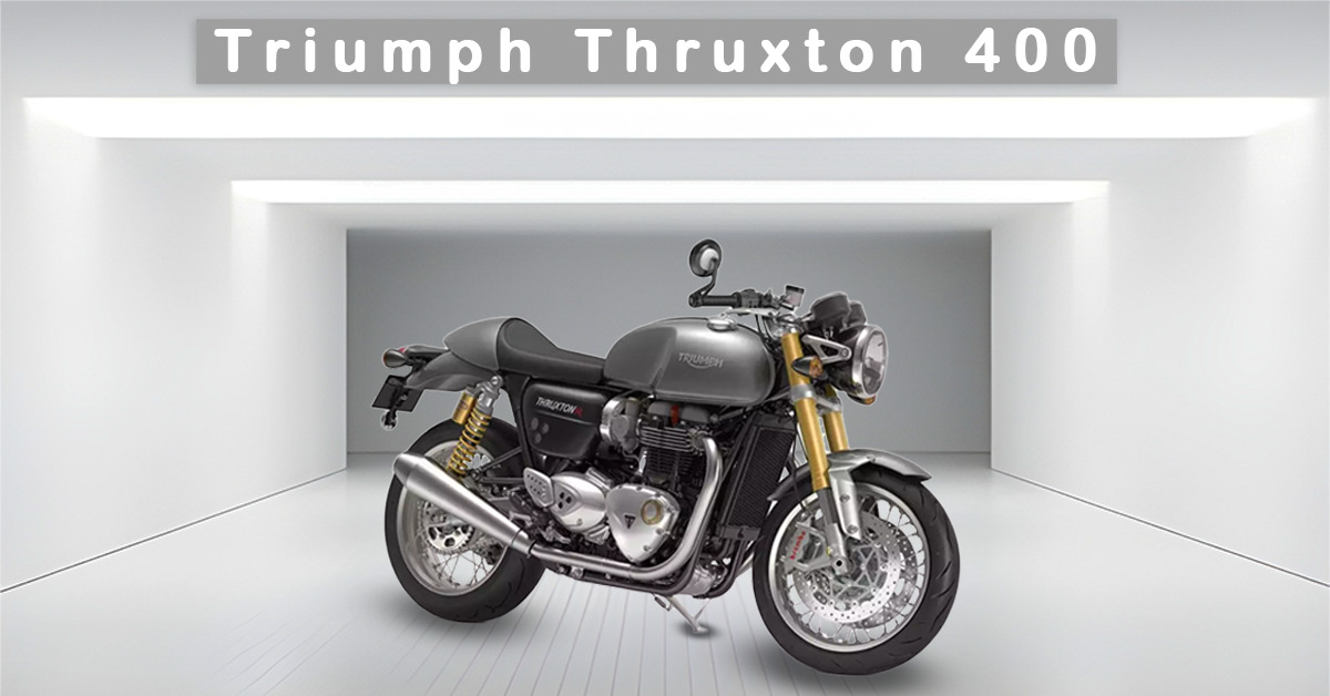 Triumph Thruxton 400 cafe racer